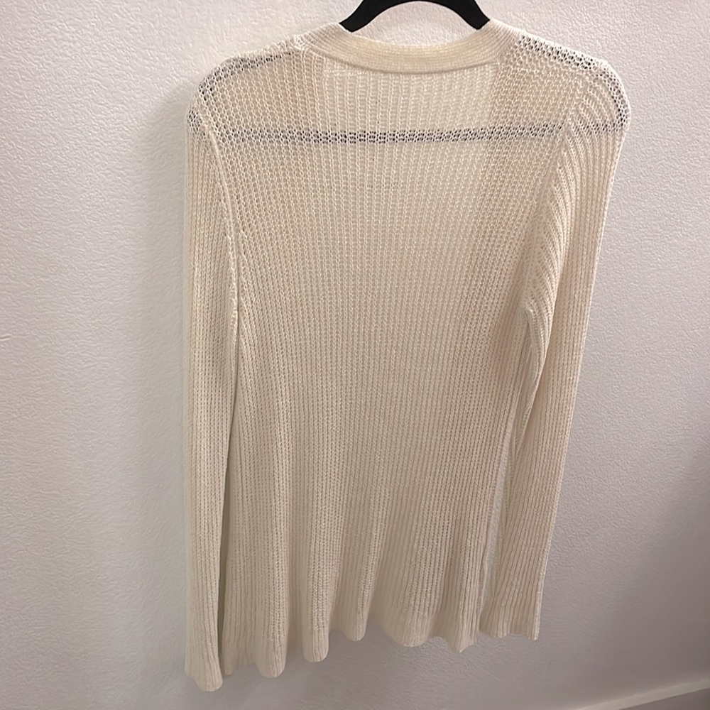 Brandy Melville Cream Knit Cardigan - Picture 2 of 2